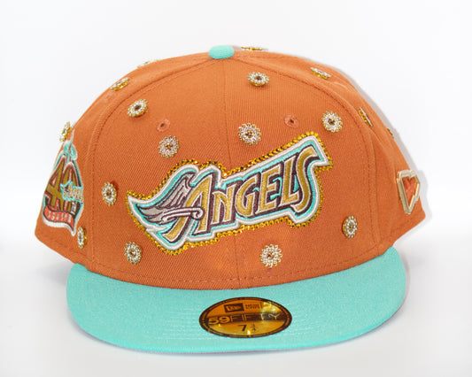 Anaheim Angels (tan, teal) 7 3/4